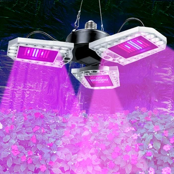 Светодиодные Лампы для выращивания Панель LED Cultivo 100W 200W 300W Полный Спектр LED Grow E27 Светодиодная лампа для выращивания растений Тепличные Гидропонные системы