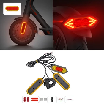 Сигнальные лампы поворота ABS Замена Для Электрического Скутера Xiaomi Mi M365/PRO/1s/Lite/Essential Scooter Светоотражающий Задний Фонарь