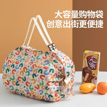 Складная хозяйственная сумка, Дорожная сумка-слинг, Портативная Утолщенная Большая Продуктовая сумка, сумка для покупок в супермаркете, Защита окружающей среды, Wh