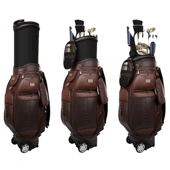 Сумка для гольфа PGM со шкивом, авиационная сумка, многофункциональная телескопическая сумка для гольфа, сумка для гольфа