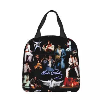Сумка для ланча Элвиса Пресли, сумка-тоут, сумка для ланча для женщин, ланч-бокс, изолированный контейнер для ланча