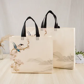 Сумки для покупок в стиле китайских чернил и стирки, складные эко-сумки-тоут, Многоразовые женские сумки, сумка через плечо, Женская сумка для покупок
