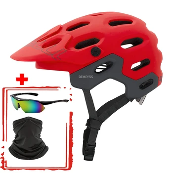 Уличные шлемы для езды на велосипеде по горной дороге, Цельнолитый велосипедный шлем, Регулируемые Мужские Женские Велосипедные гоночные спортивные шлемы