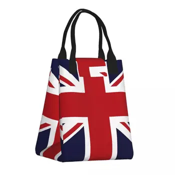 Утепленная сумка для ланча с флагом Великобритании 