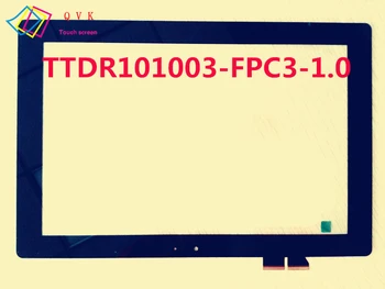 Черный 10,1-дюймовый P/N TTDR101003-FPC3-1.0 планшетный ПК с емкостным сенсорным экраном стеклянная панель дигитайзера Бесплатная доставка